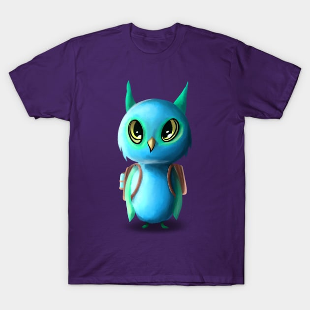 Baby Owl T-Shirt by KhalidArt